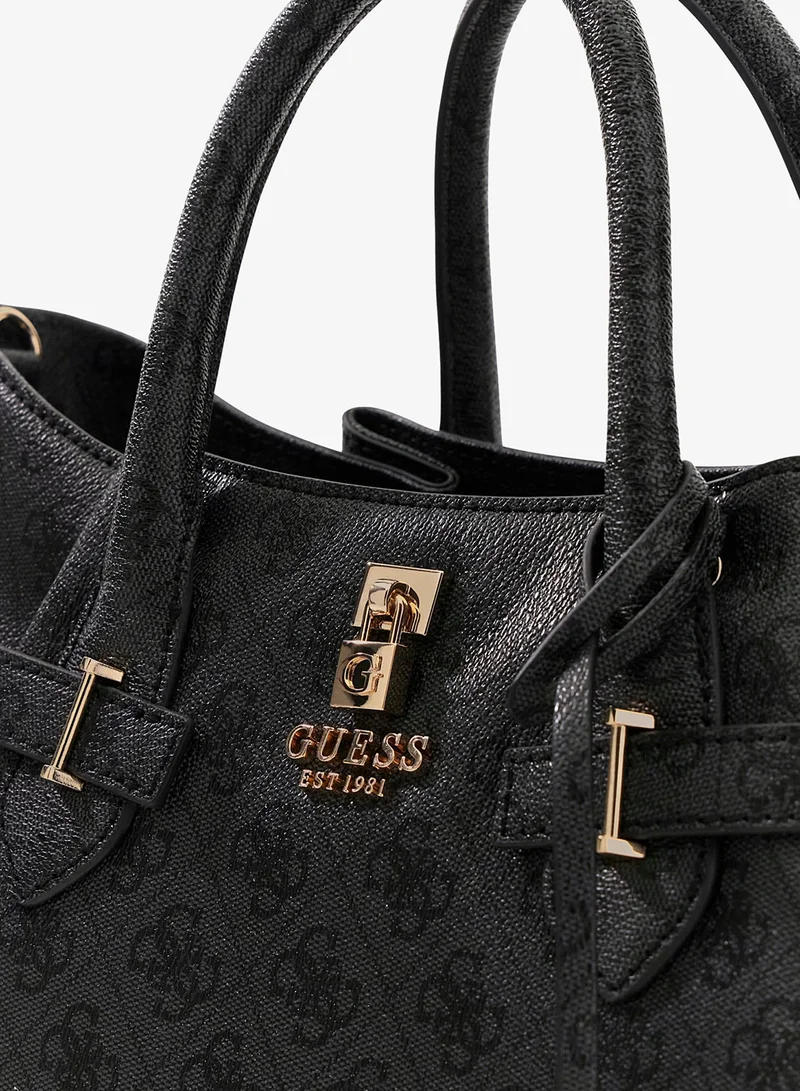 GUESS  Yesba Logo Detail Satchel Bag for Women | Best Price UAE